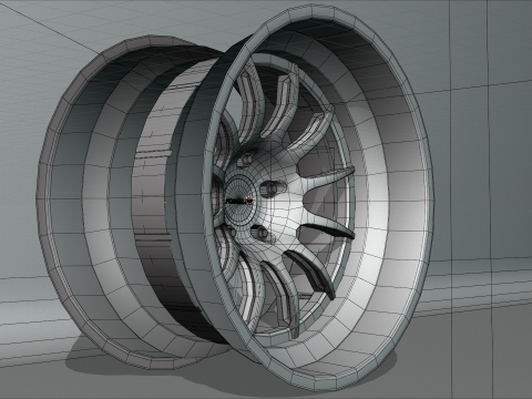 Forgeline TS3R Wheels 3D Модель