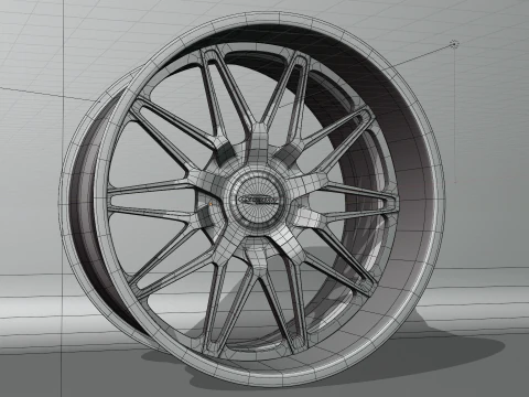 Schott Drift Wheels 3D Model