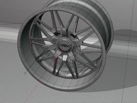 Schott Drift Wheels 3D Model