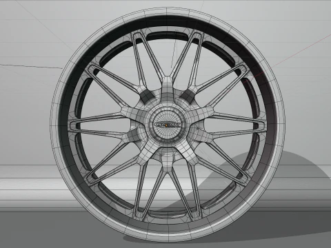 Schott Drift Wheels 3D Model