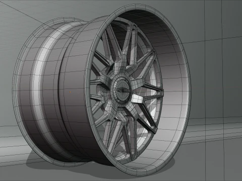 Schott Drift Wheels 3D Model