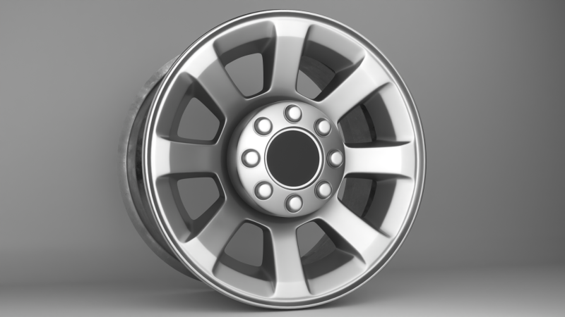 Generic Trucks Wheels 3D Model .c4d .max .obj .3ds .fbx .stl .blend 