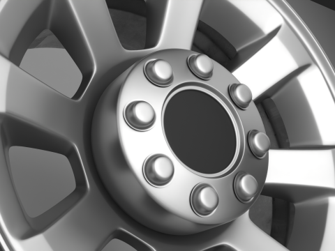 Generic Trucks Wheels 3D Model