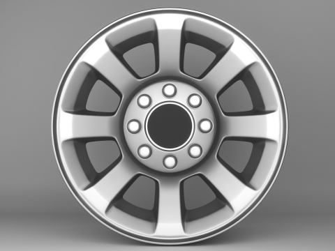 Generic Trucks Wheels 3D Model