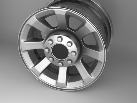 Generic Trucks Wheels 3D Model