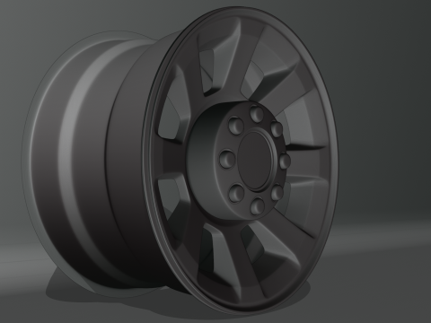 Generic Trucks Wheels 3D Model