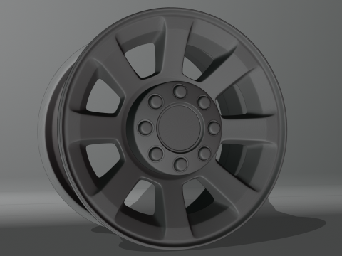 Generic Trucks Wheels 3D Model
