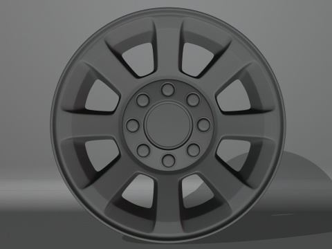 Generic Trucks Wheels 3D Model