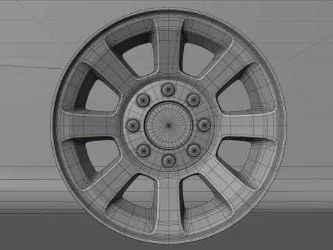 Generic Trucks Wheels 3D Model