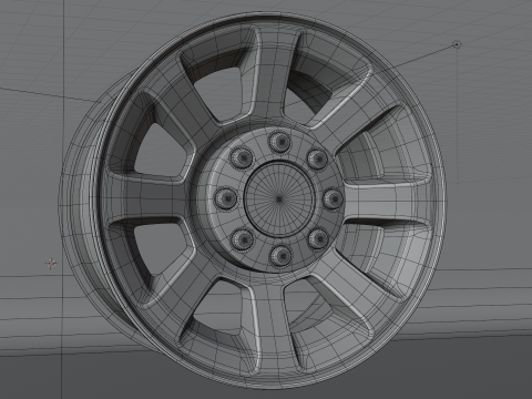 Generic Trucks Wheels 3D Model