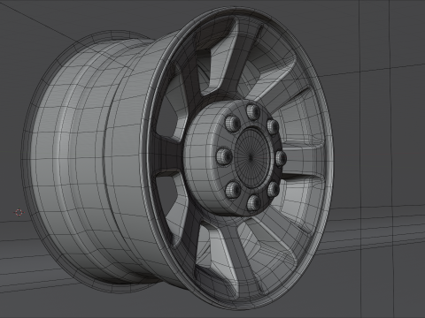 Generic Trucks Wheels 3D Model
