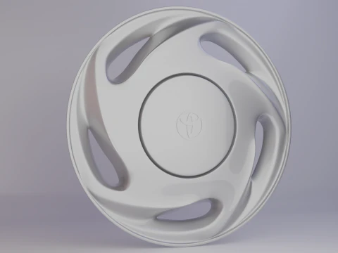 Toyota Corolla 98 Wheel Cover 3D Model