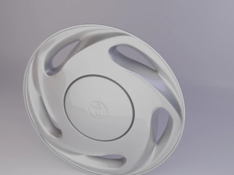 Toyota Corolla 98 Wheel Cover 3D Model