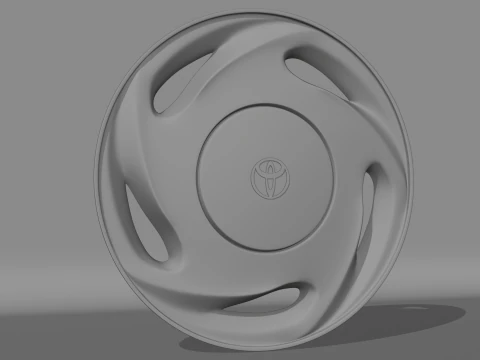 Toyota Corolla 98 Wheel Cover 3D Model