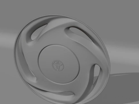 Toyota Corolla 98 Wheel Cover 3D Model