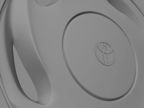Toyota Corolla 98 Wheel Cover 3D Model