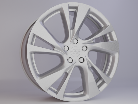 Infiniti QX60 2014-2015 Wheels 3D Model