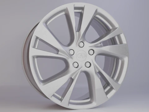 Infiniti QX60 2014-2015 Wheels 3D Model