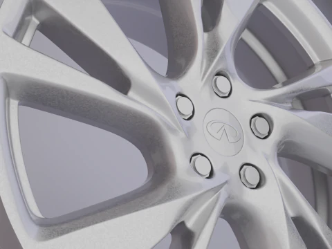 Infiniti QX60 2014-2015 Wheels 3D Model