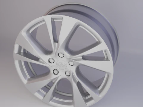 Infiniti QX60 2014-2015 Wheels 3D Model