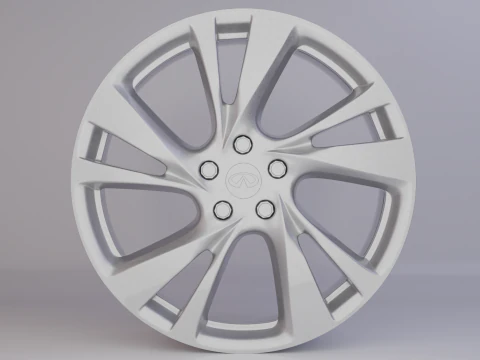 Infiniti QX60 2014-2015 Wheels 3D Model