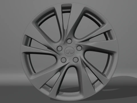 Infiniti QX60 2014-2015 Wheels 3D Model