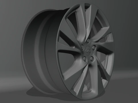 Infiniti QX60 2014-2015 Wheels 3D Model
