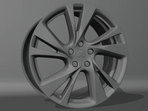 Infiniti QX60 2014-2015 Wheels 3D Model