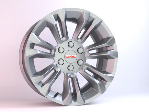 GMC FR 55 OEM Wheels 3D Model