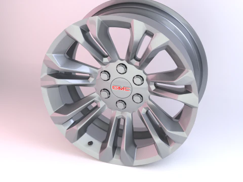 GMC FR 55 OEM Wheels 3D Model