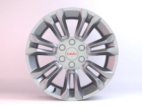 GMC FR 55 OEM Wheels 3D Model
