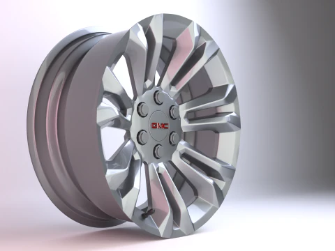 GMC FR 55 OEM Wheels 3D Model