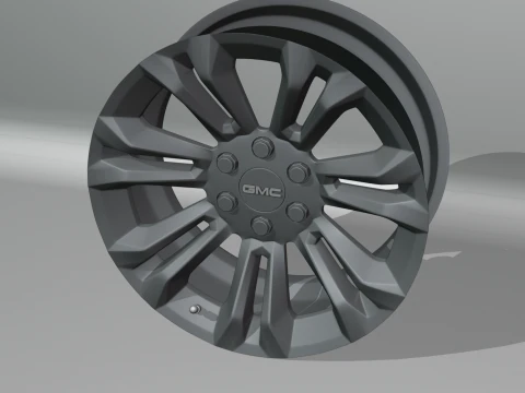 GMC FR 55 OEM Wheels 3D Model