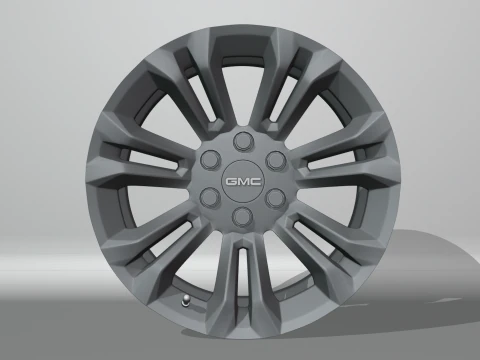 GMC FR 55 OEM Wheels 3D Model