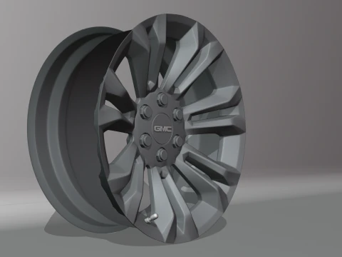 GMC FR 55 OEM Wheels 3D Model