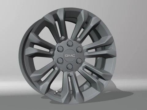 GMC FR 55 OEM Wheels 3D Model