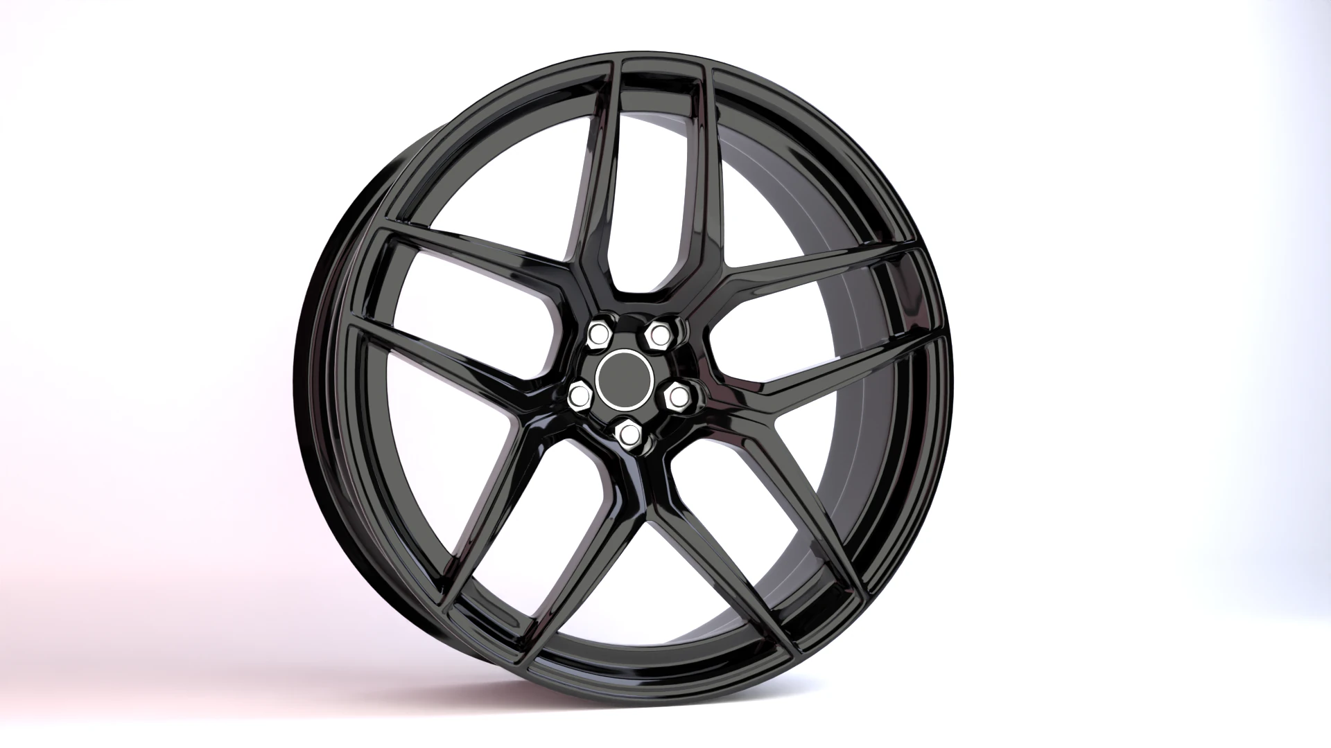 Generic 2 sport Wheels 3D Model .c4d .max .obj .3ds .fbx .stl .blend