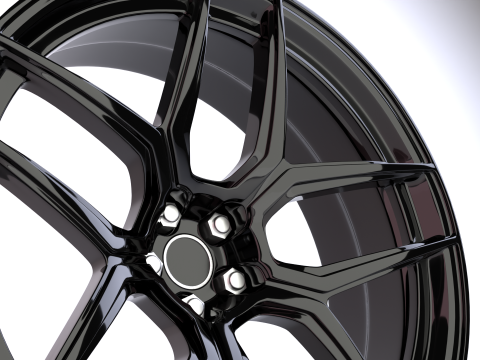 Generic 2 sport Wheels 3D Model