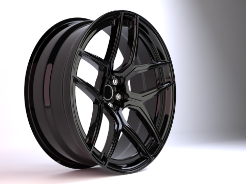 Generic 2 sport Wheels 3D Model