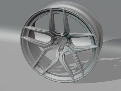 Generic 2 sport Wheels 3D Model