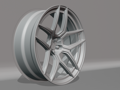 Generic 2 sport Wheels 3D Model