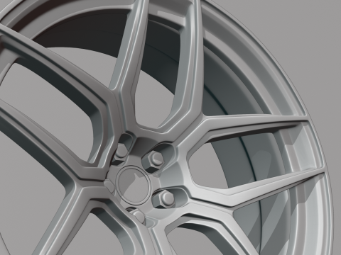 Generic 2 sport Wheels 3D Model