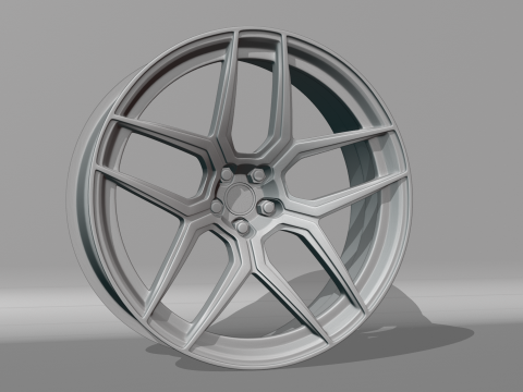 Generic 2 sport Wheels 3D Model