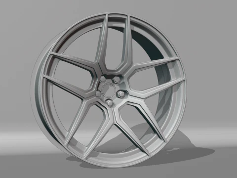 Generic 2 sport Wheels 3D Model