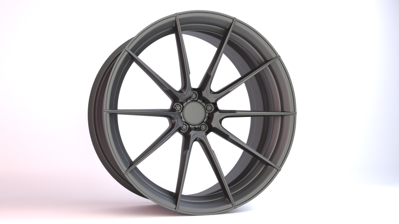 AL13 D010 Monoblock Wheel 3D Model .c4d .max .obj .3ds .fbx .stl .blend 