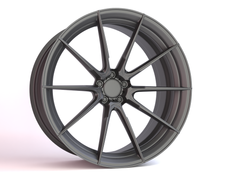 AL13 D010 Monoblock Wheel 3D Model