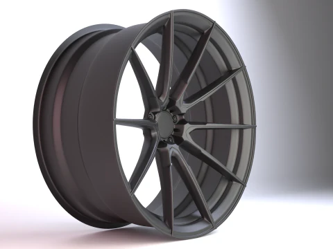 AL13 D010 Monoblock Wheel 3D Model