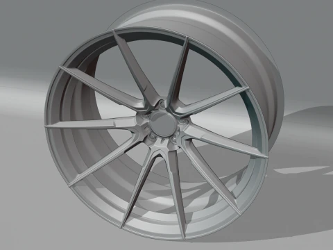 AL13 D010 Monoblock Wheel 3D Model