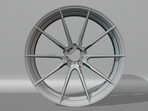 AL13 D010 Monoblock Wheel 3D Model