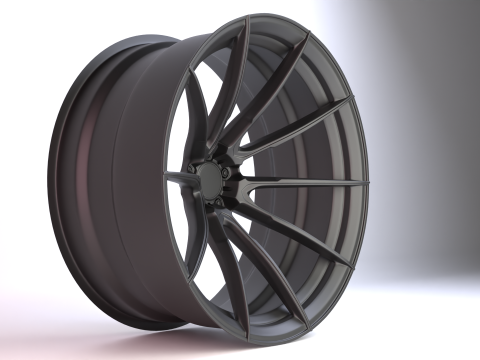 AL13 D010 Monoblock Wheel 3D Model